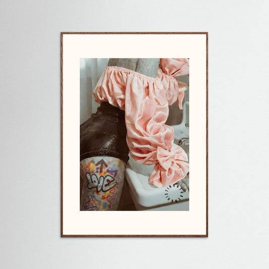 The Concrete Woman (Art is Dead) Fine Art Print Paper by Kristina Nygren