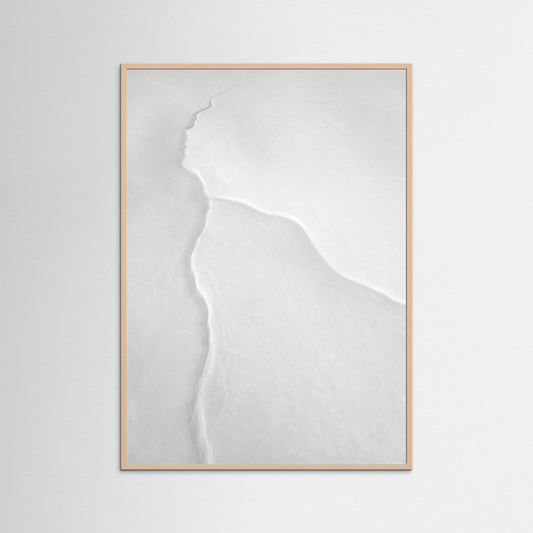 Pretty Woman with White Scarf in the Wind by Mei Xu