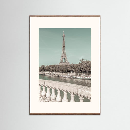 PARIS Eiffel Tower & River Seine | urban vintage style by Melanie Viola