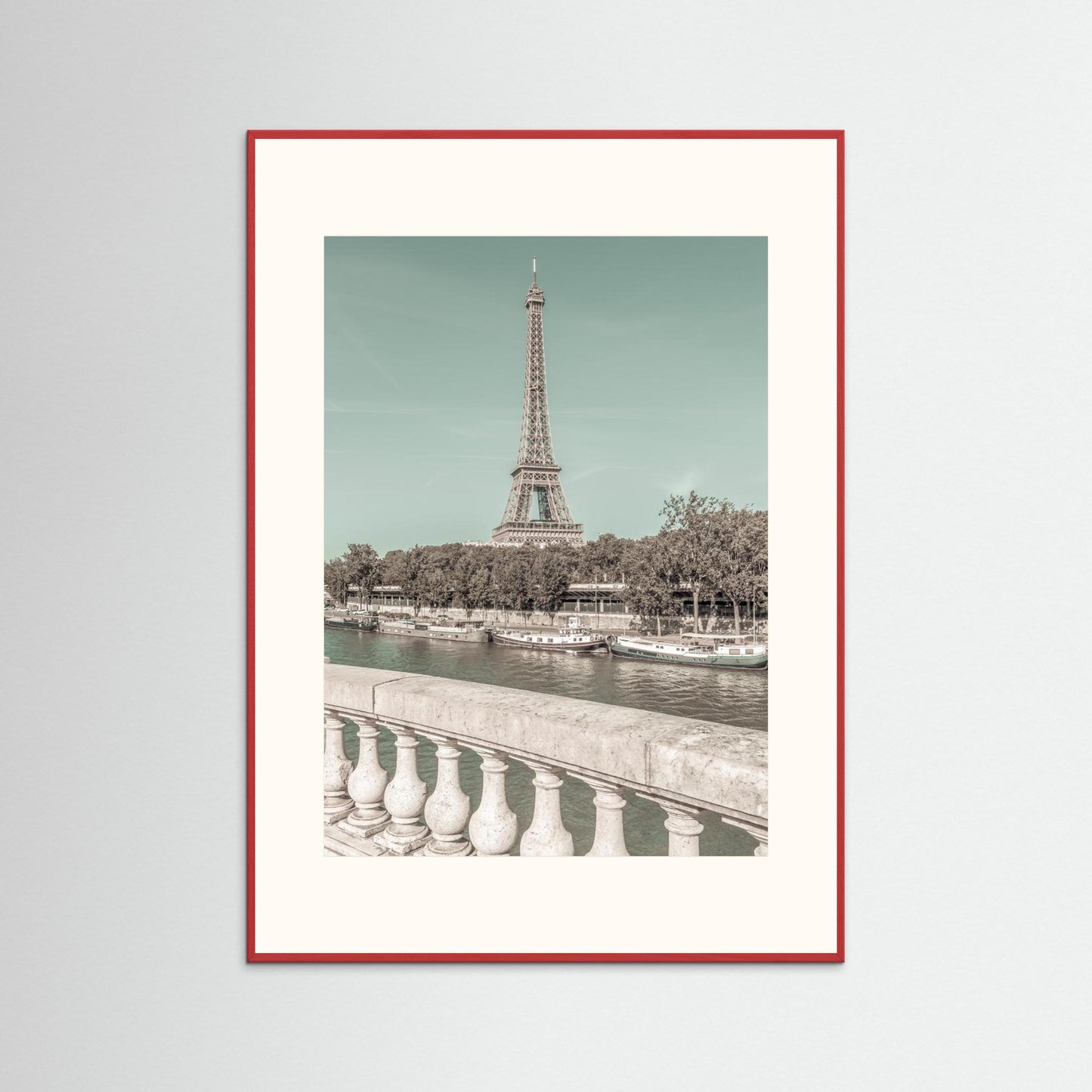 PARIS Eiffel Tower & River Seine | urban vintage style by Melanie Viola