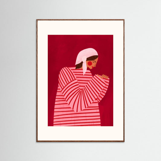 The Woman With the Red Stripes by Bea Müller