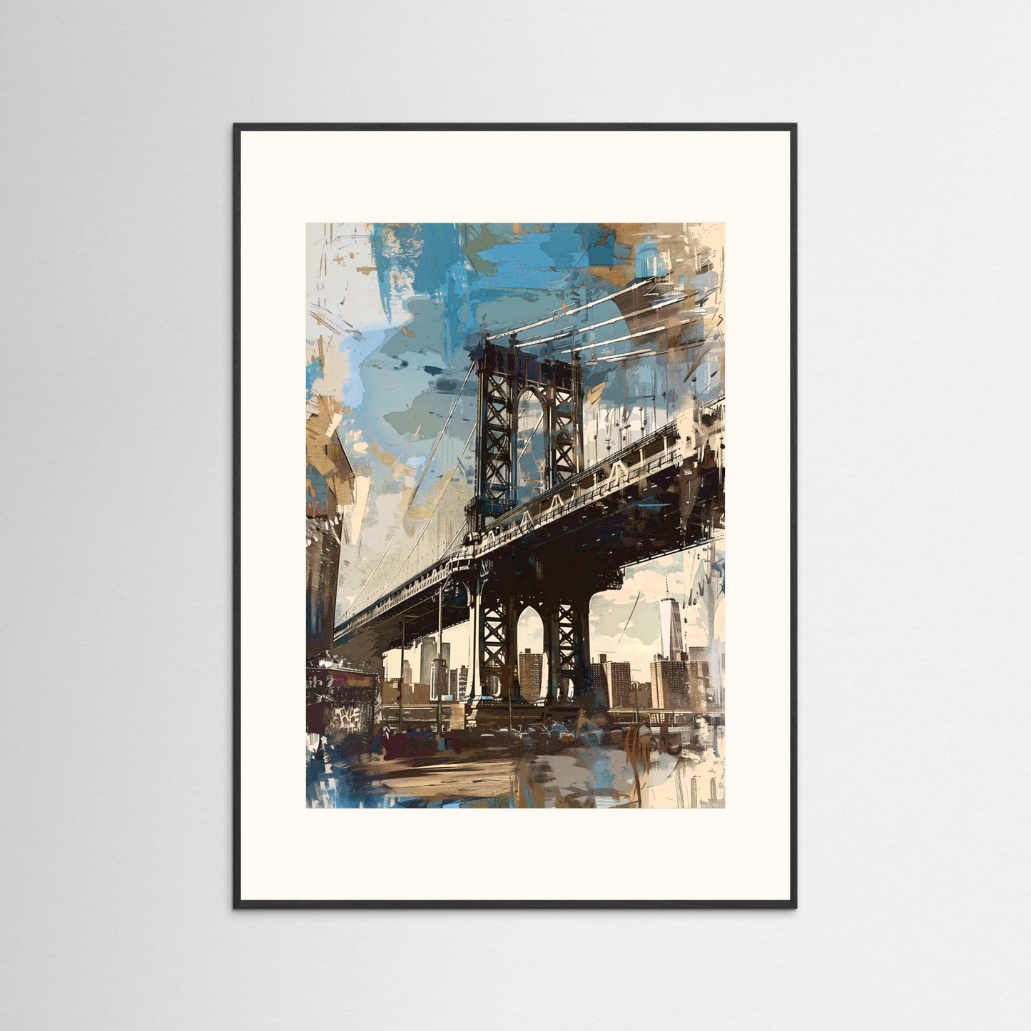 Manhattan Bridge - New York by Andreas Magnusson