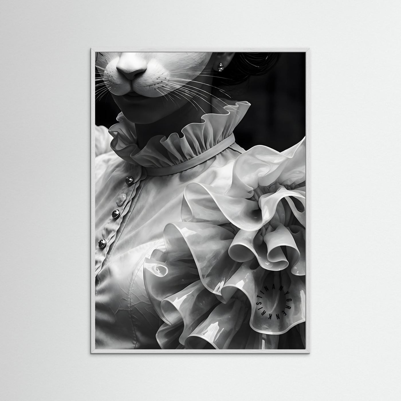 Avantgarde X (Art is Dead) Fine Art Paper Print by Kristina Nygren