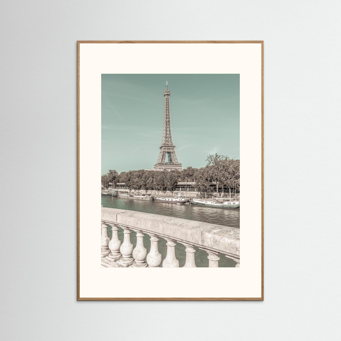 PARIS Eiffel Tower &amp; River Seine | urban vintage style by Melanie Viola