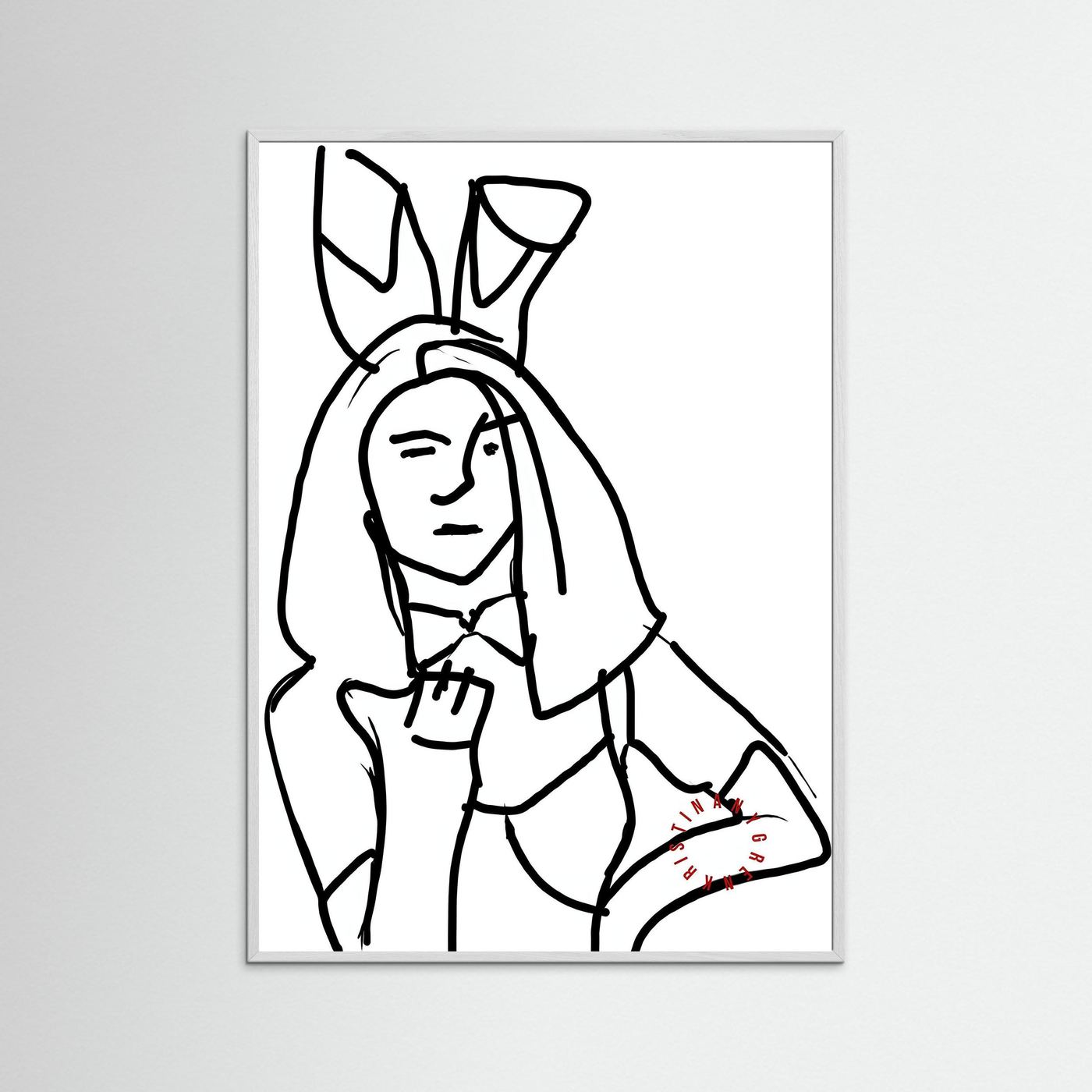 The Bunny (Line One) by Kristina Nygren