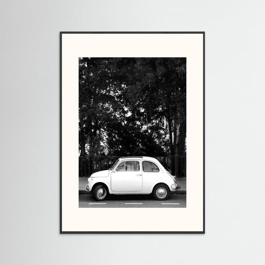 Mini Car B&w by Pictufy Studio Iii