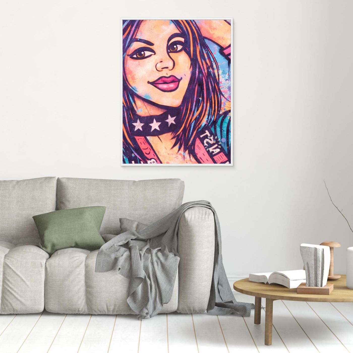 Kiddy vers.2 (BAD F•CKIN ART) Canvas by Kristina Nygren