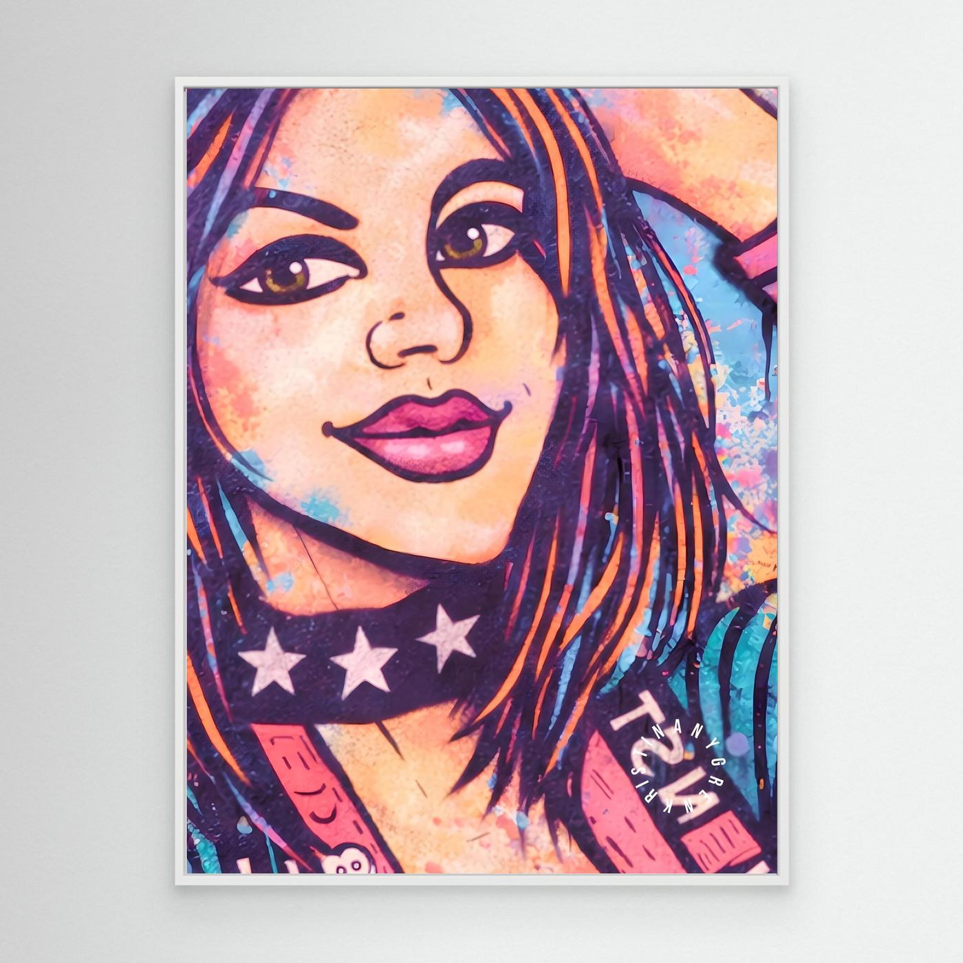Kiddy vers.2 (BAD F•CKIN ART) Canvas by Kristina Nygren