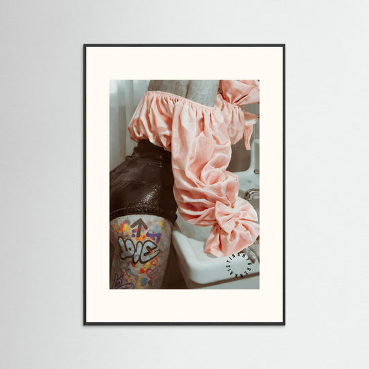 The Concrete Woman (Art is Dead) Fine Art Print Paper by Kristina Nygren