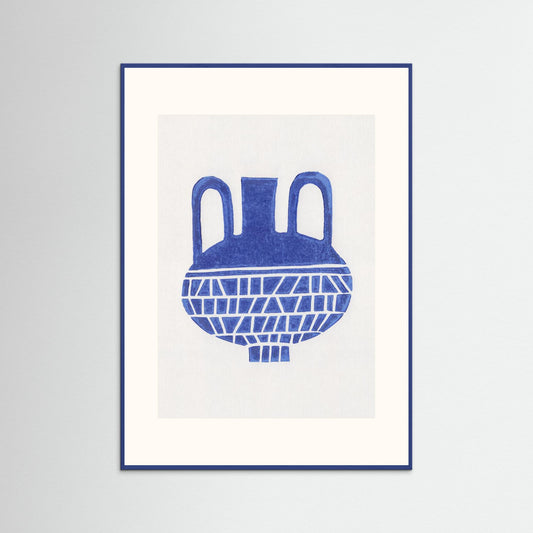 Linocut Vase #6 by Alisa Galitsyna
