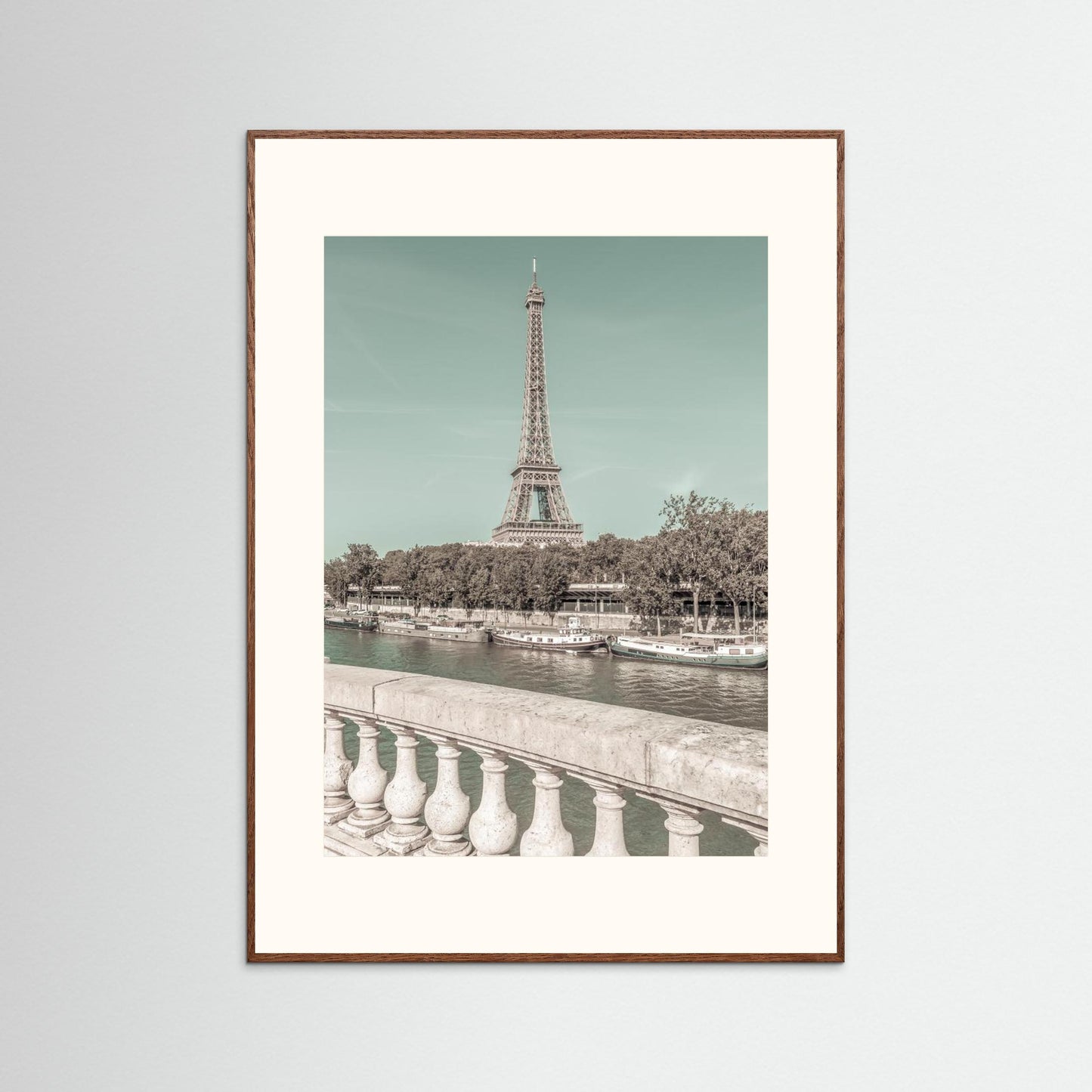PARIS Eiffel Tower &amp; River Seine | urban vintage style by Melanie Viola