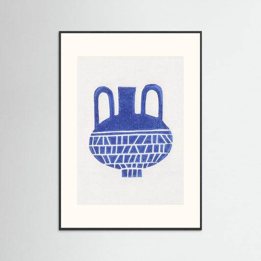 Linocut Vase #6 by Alisa Galitsyna
