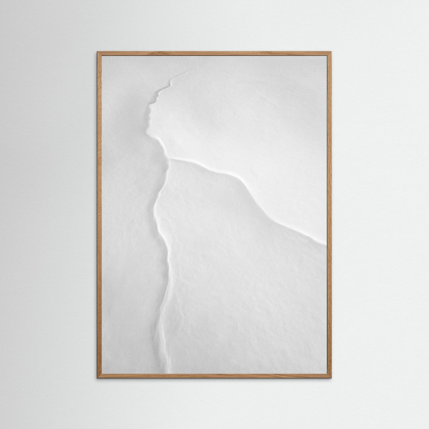 Pretty Woman with White Scarf in the Wind by Mei Xu