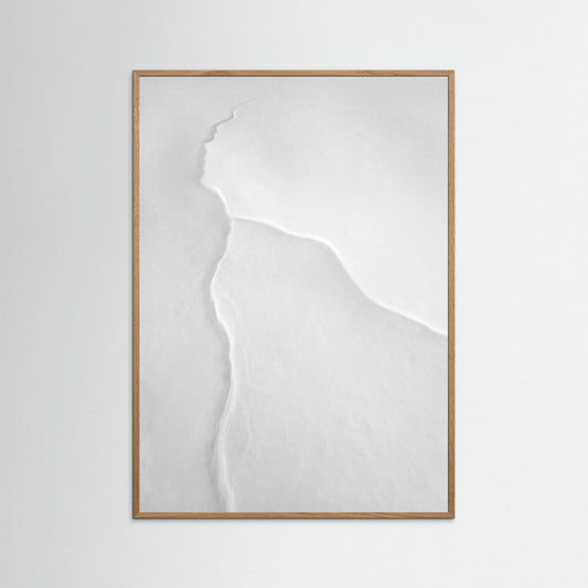 Pretty Woman with White Scarf in the Wind by Mei Xu