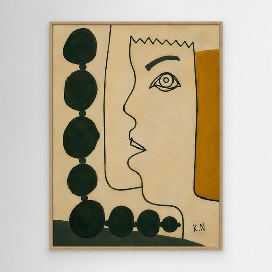 "Profile No. 1" Canvas print by artist Kristina Nygren