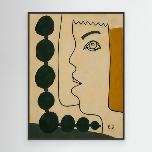 "Profile No. 1" Canvas print by artist Kristina Nygren