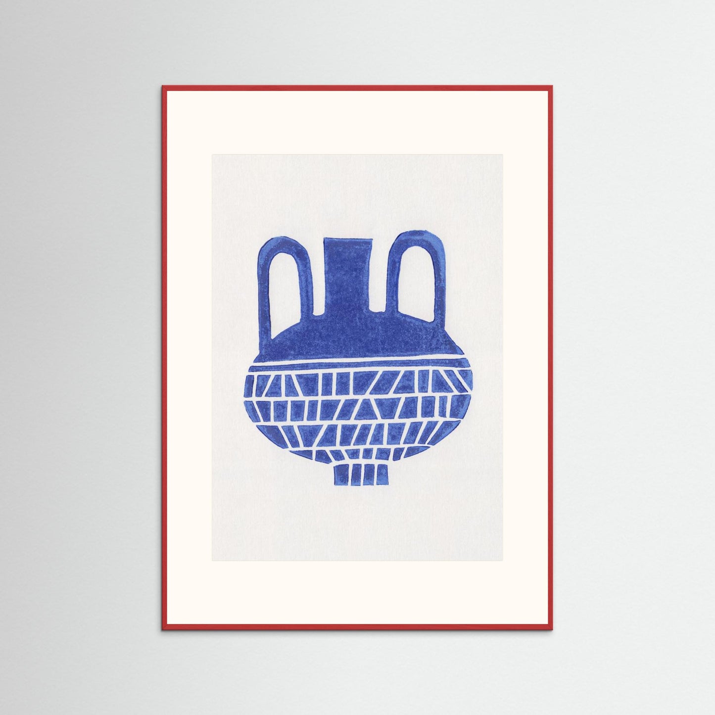 Linocut Vase #6 by Alisa Galitsyna