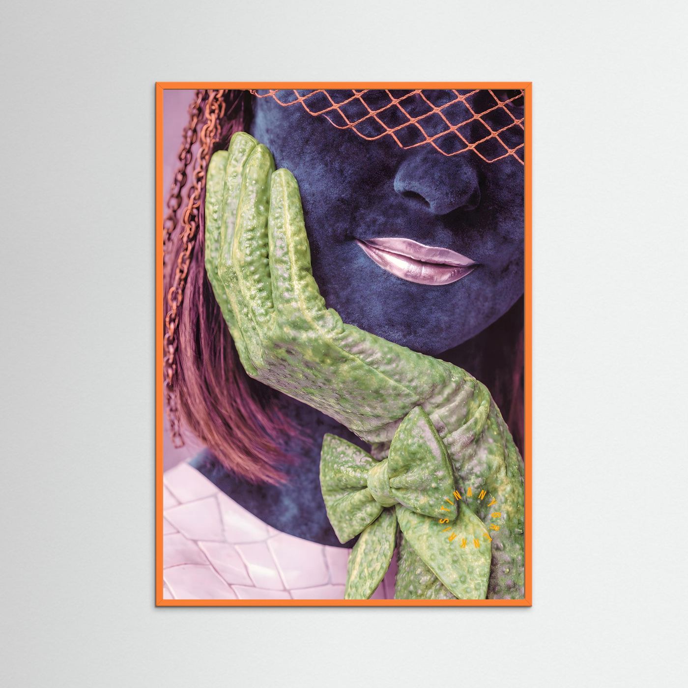 Fashion of the Dying Artist 001 (Art is Dead) Fine Art Paper Print by Kristina Nygren