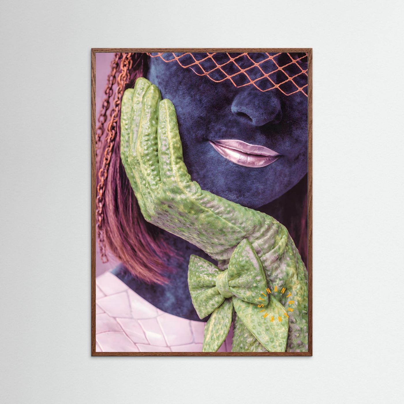 Fashion of the Dying Artist 001 (Art is Dead) Fine Art Paper Print by Kristina Nygren