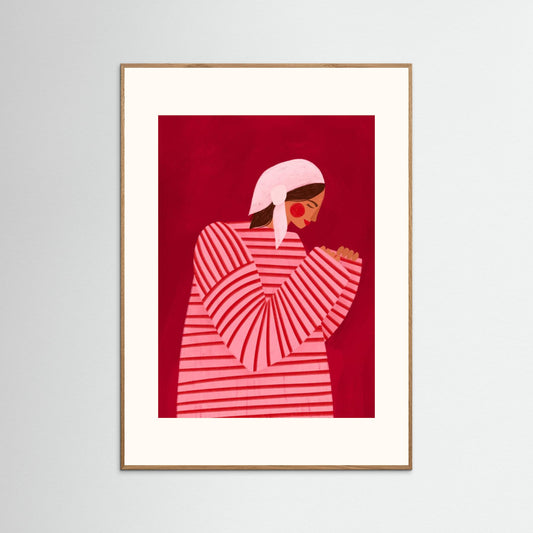 The Woman With the Red Stripes by Bea Müller