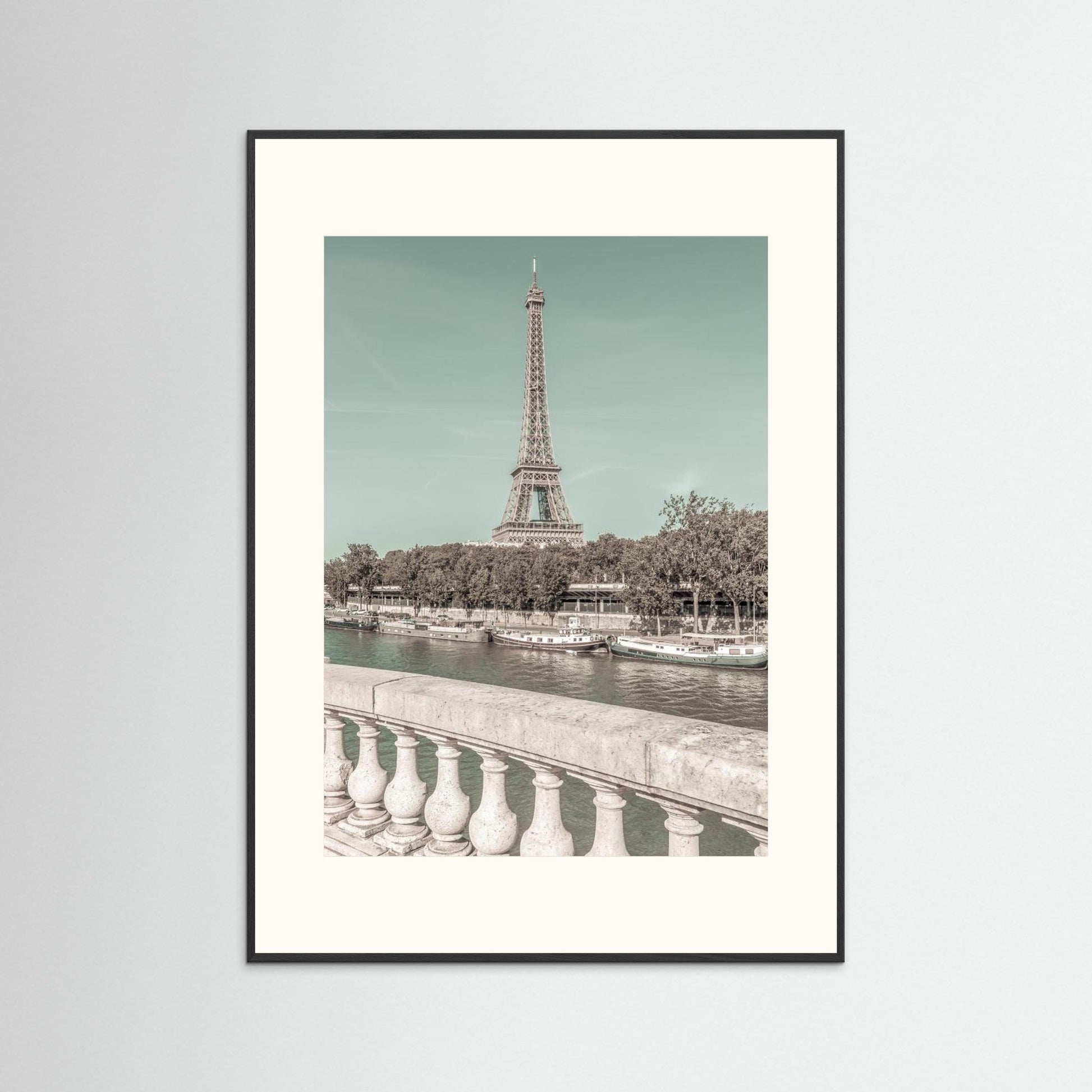 PARIS Eiffel Tower &amp; River Seine | urban vintage style by Melanie Viola