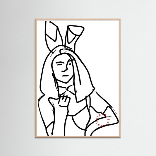 The Bunny (Line One) by Kristina Nygren