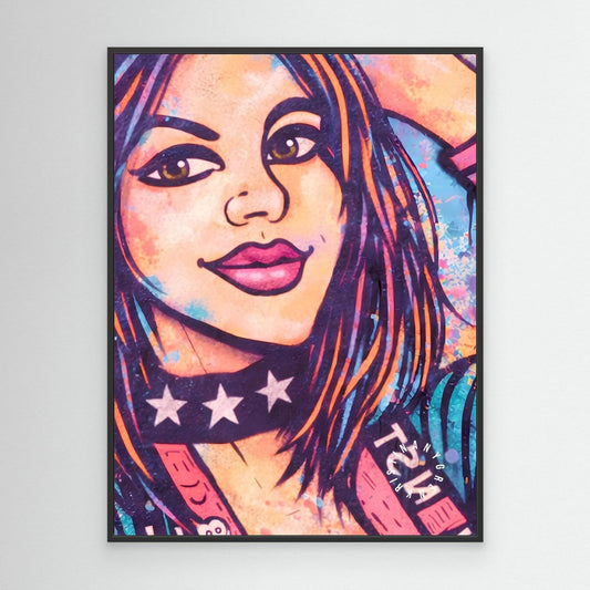 Kiddy vers.2 (BAD F•CKIN ART) Canvas by Kristina Nygren