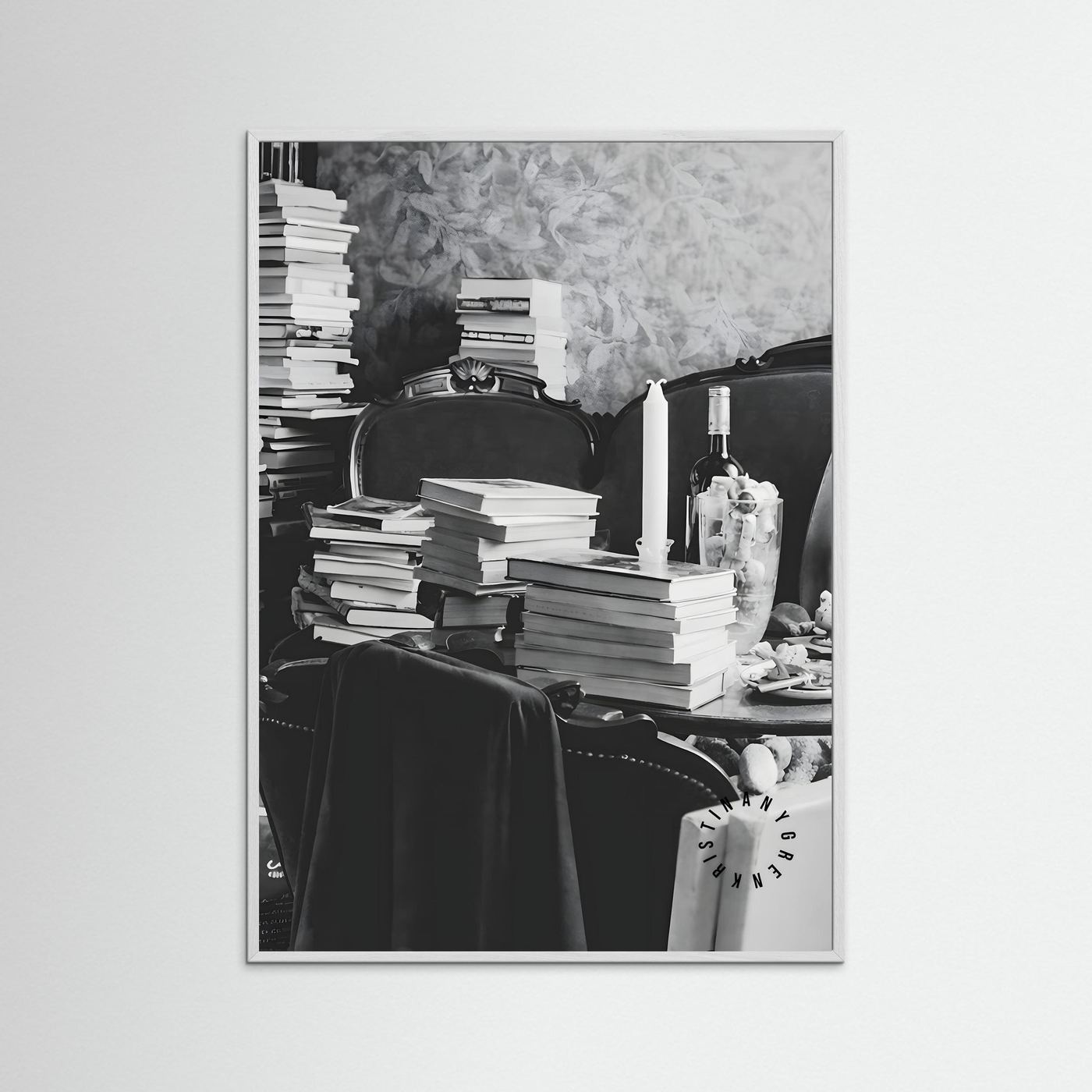 Bohemian Interior Design (Reality check) Fine Art Paper Print by Kristina Nygren