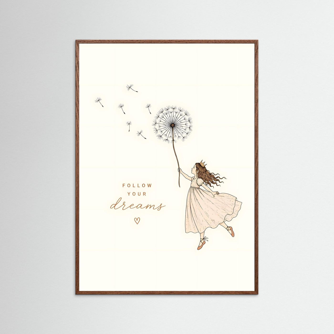 Follow Your Dreams – Dreamy Dandelion Wall Art for Kids & Playful Homes
