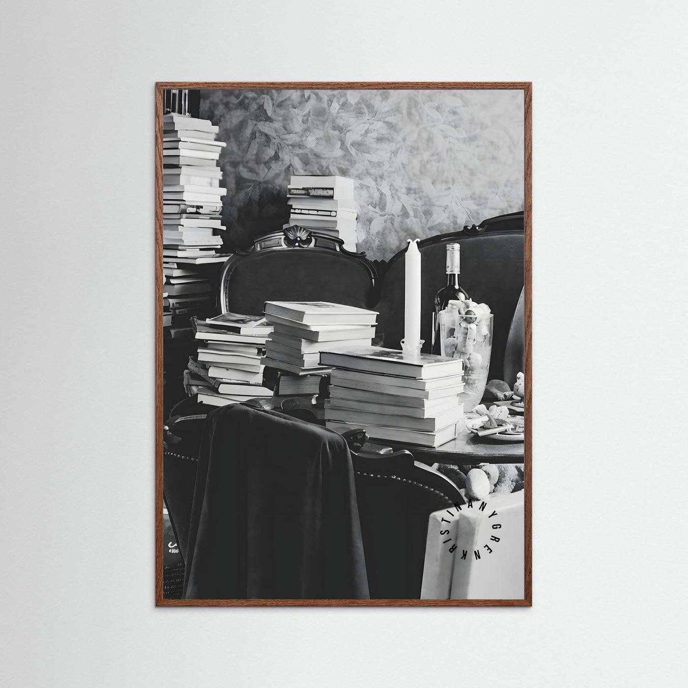 Bohemian Interior Design (Reality check) Fine Art Paper Print by Kristina Nygren